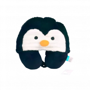 Gedächnisschaum-Nackenkissen mit Kapuze - Pinguin Design