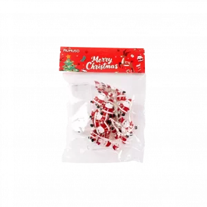 Weihnachtsmann-LED-Lichterkette (2 Meter, 20 LEDs)