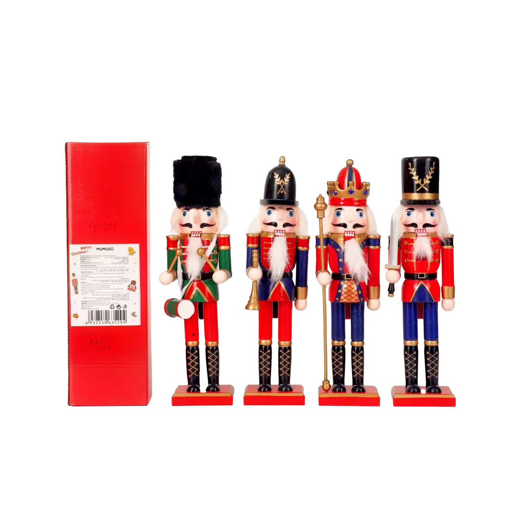 6932559635294_3.webp Nussknacker-Dekoration 30cm (4 Farben sortiert)