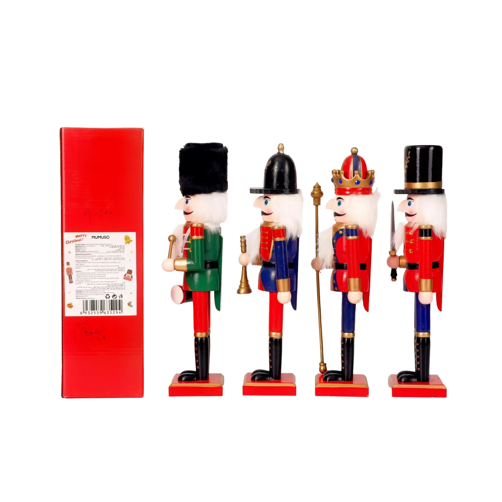 6932559635294_4.webp Nussknacker-Dekoration 30cm (4 Farben sortiert)