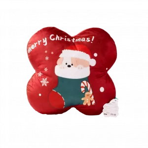 Weihnachtskissen Tierdesign - Rot