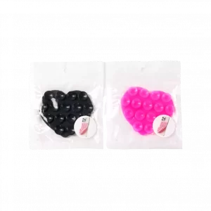 Herzförmige beidseitige Saugnapfhalterung (2 Farben)