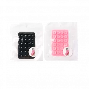 Kleine quadratische doppelseitige Saugnäpfe (2 Farben im Mix)