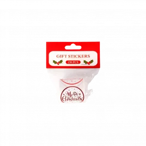 Fröhliche Weihnachten Aufkleberrolle