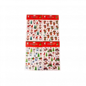 Weihnachts-Mini-3D-Aufkleber