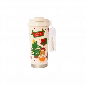 Weihnachtskollektion Doppelwandige Kaffeethermosflasche - Christbaum - 500mL