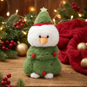 Weihnachtsbaum mit Schneemann 33 cm