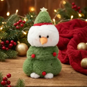 Weihnachtsbaum mit Schneemann 33 cm