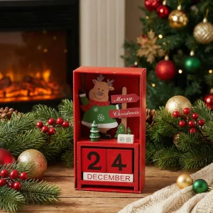 Holz-Weihnachtskalender Dekorationsstück