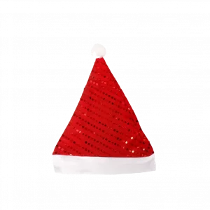Glitzer-Weihnachtsmannmütze