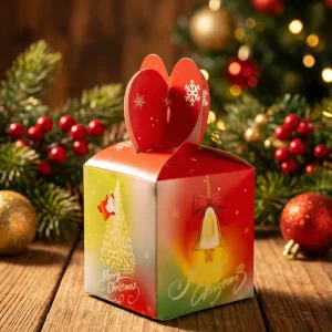 Weihnachtsgeschenkbox für Äpfel