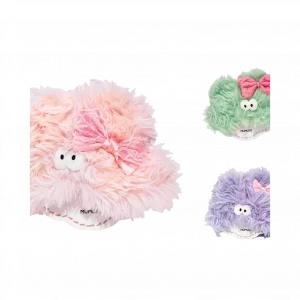 Niedliches Augen-Maskottchen Plüsch Waschband (3 Farben Mix)