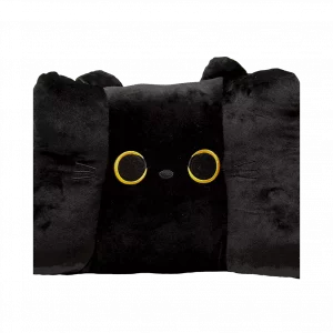 Schwarze Katze PP-Watte Lendenstütze
