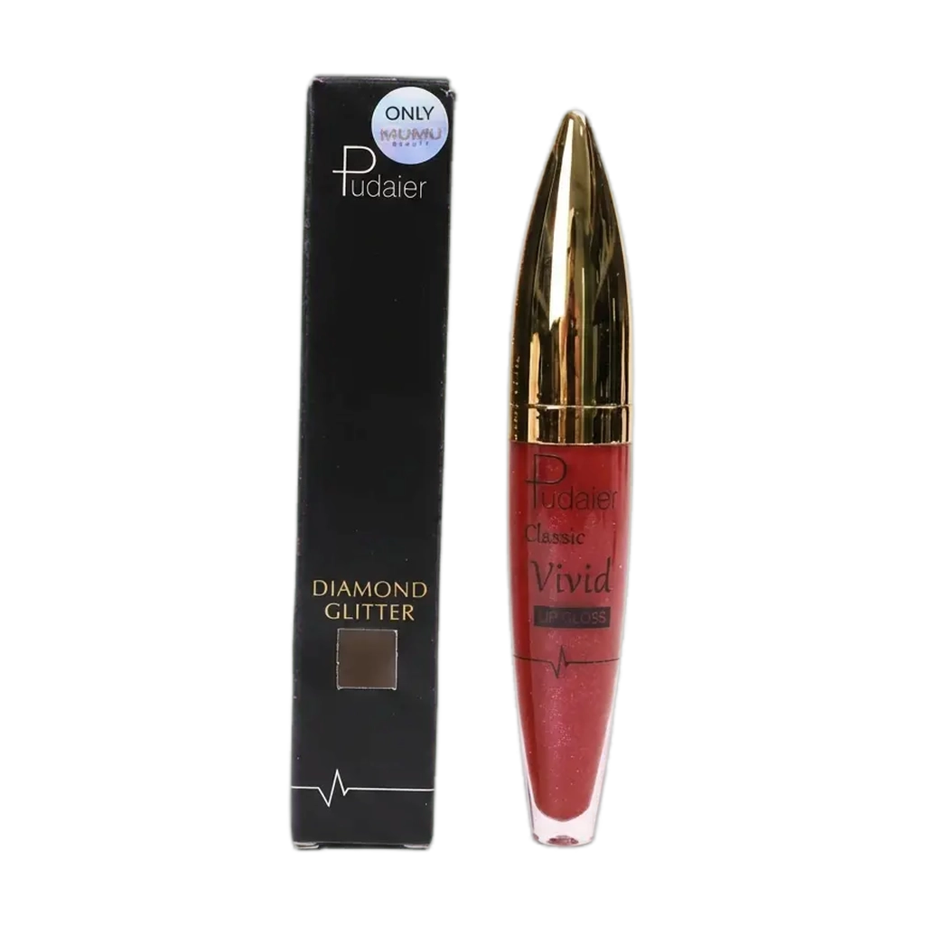 1001010509739.webp Lipgloss mit Diamond Glitter, glänzendes Finish (Rot)