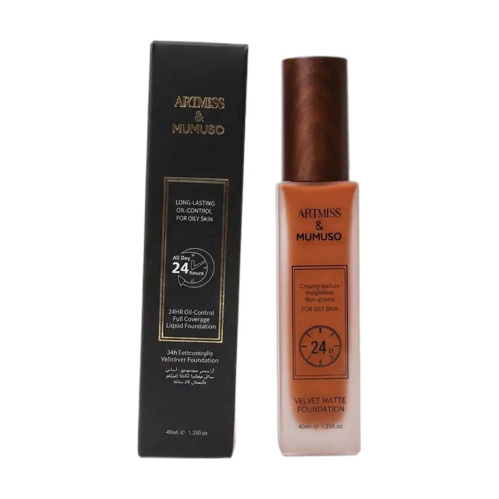 1001020908581.webp Velvet Matte Foundation 24h-Ölkontrolle, hohe Deckkraft, 40 ml (06)