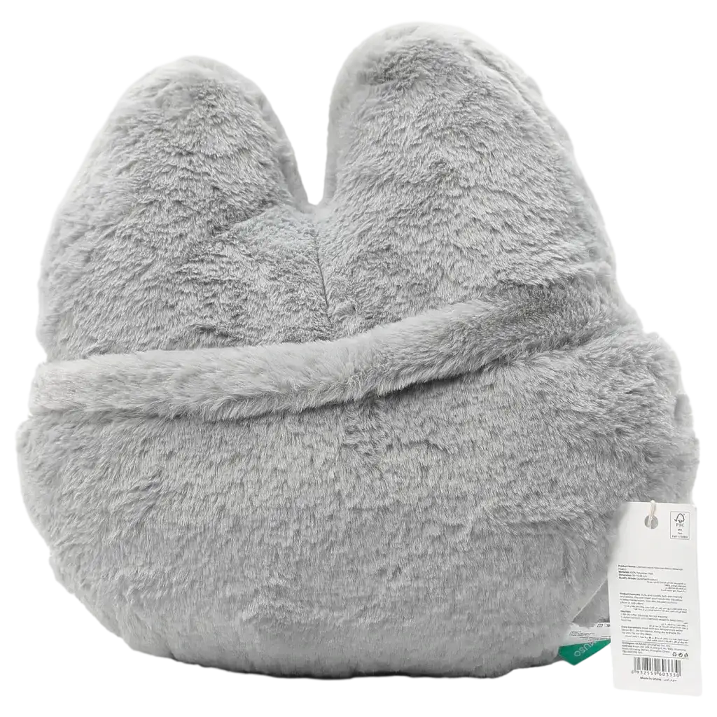 6932559603330_2.webp Handwärmer-Kissen aus Polyester mit Husky-Design (Grau/Weiß)