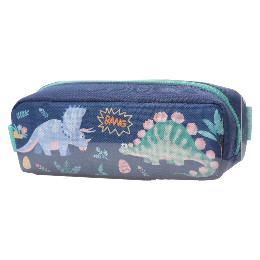 6932559614985_2.webp Tragbares Federmäppchen mit Dinosaurier-Design (Dunkelblau)