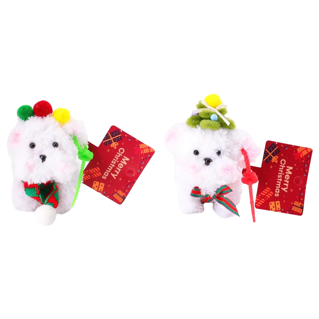 6932559699135.webp Weihnachts-Hunde-Anhänger mit Biegestab (Groß, 2 zufällige Designs)