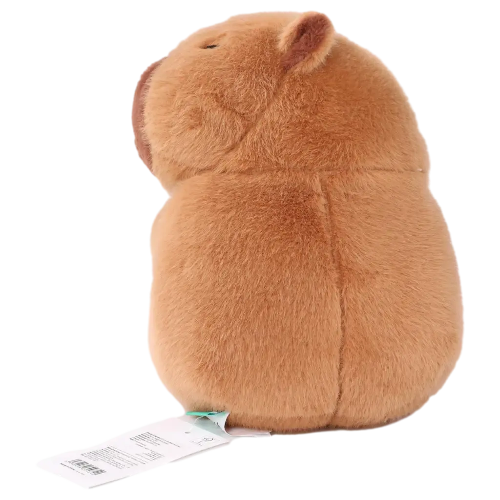 6932559699340_1.webp Plüschtier Capybara mit Avocado, weich gefüllt (Grün/Braun)