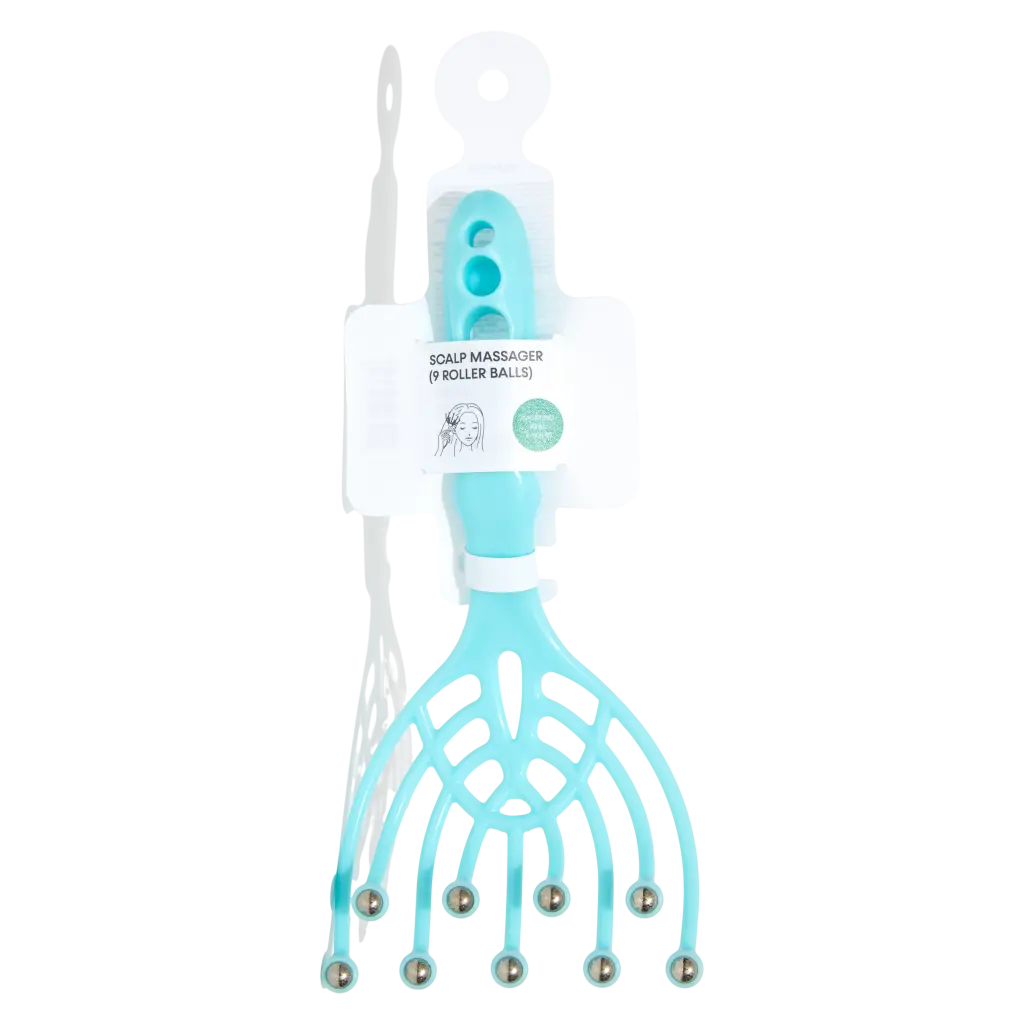 6941347703718_3.webp Kopfhaut-Massagegerät mit 9 Metall-Rollköpfen (Blau)