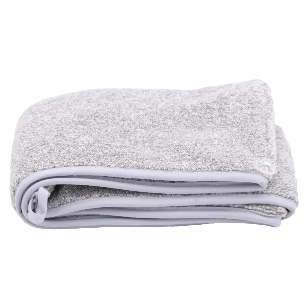6941347736686_2.webp Antibakterielles Haartrocknungstuch aus Mikrofaser für schnelles Haaretrocknen (Grau)