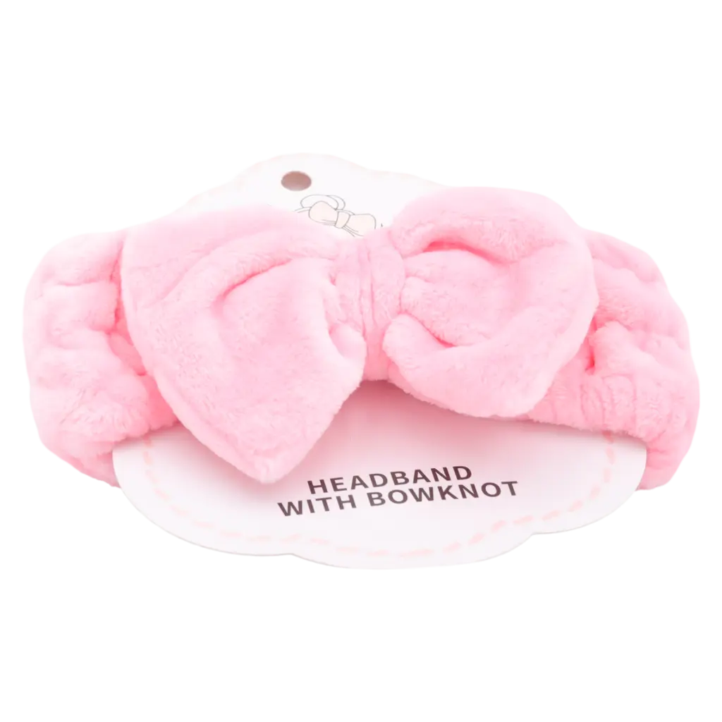 6941347760001_2.webp Haarband aus Polyester mit Schleifen-Design (Rosa)