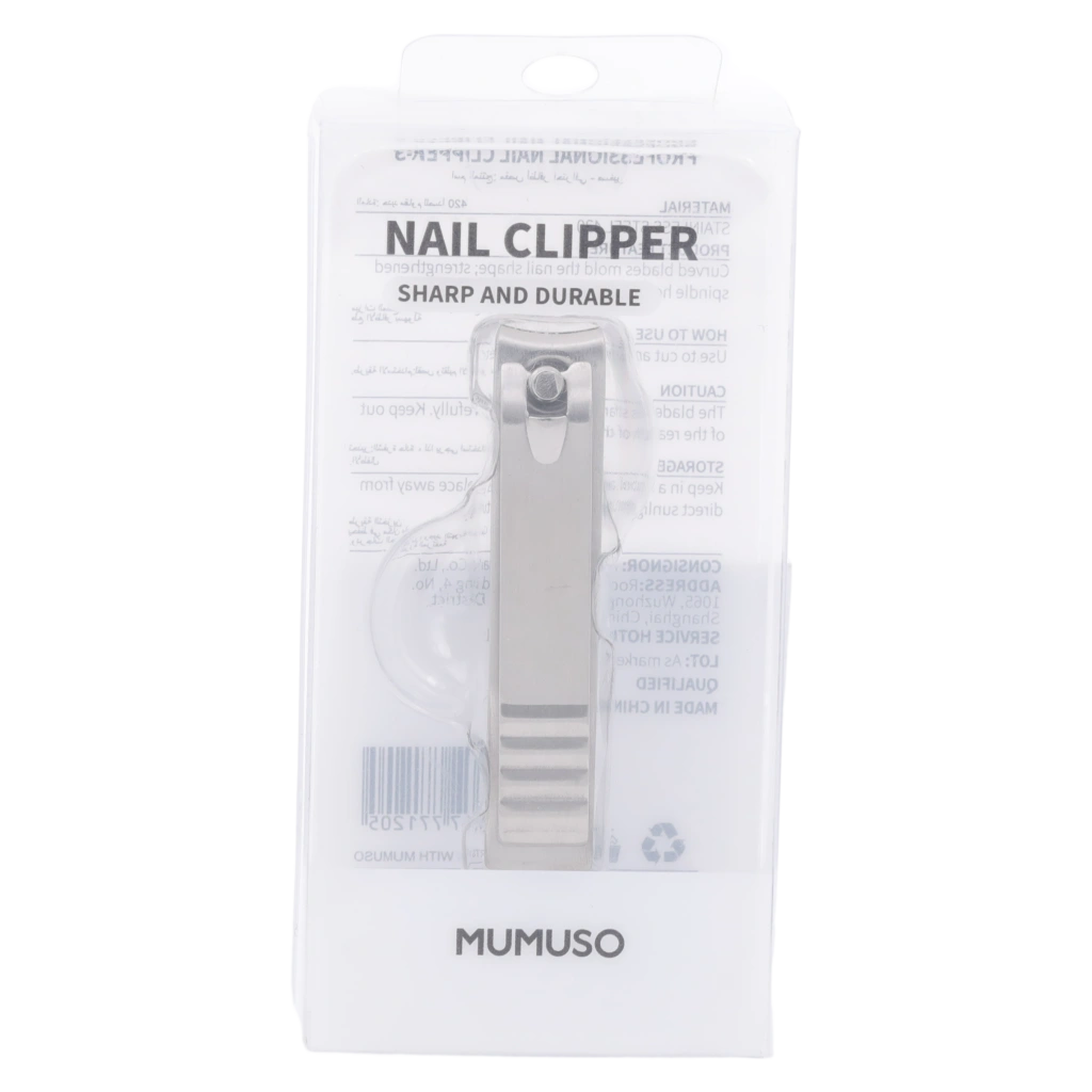 6941347771205_1.webp Nagelknipser aus Edelstahl für Finger- und Fußnägel (Silber)