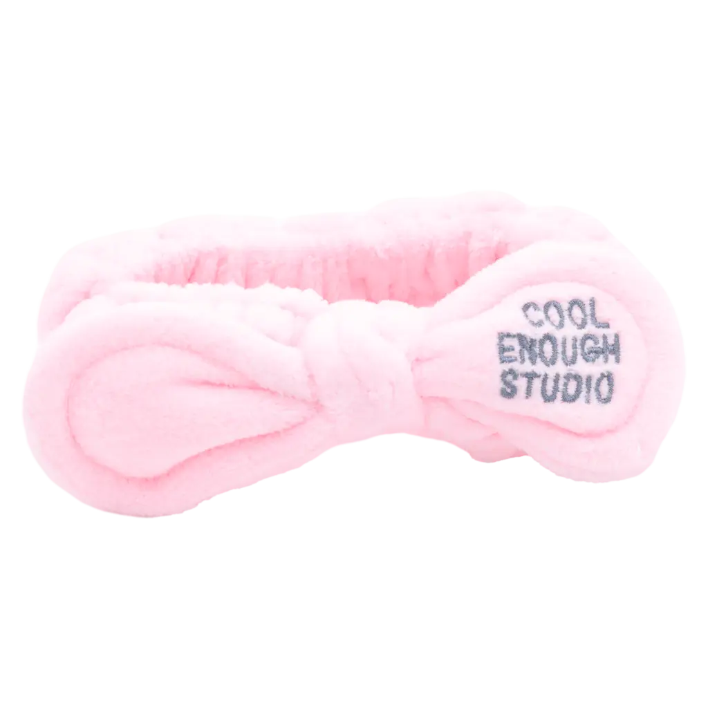 6971810646457_2.webp Haarband aus Polyester mit gesticktem Schriftzug (Rosa)