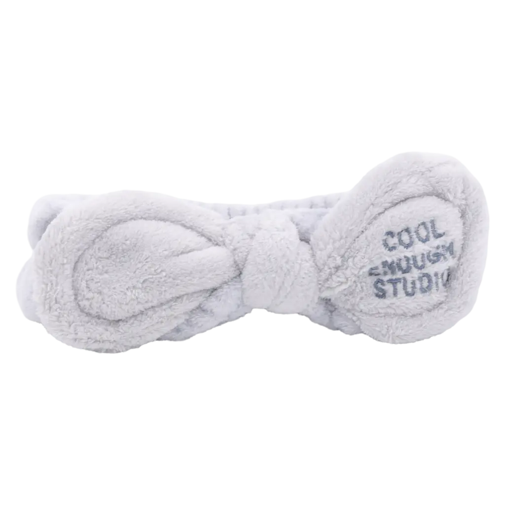 6971810646464_2.webp Haarband aus Polyester mit gesticktem Schriftzug (Grau)