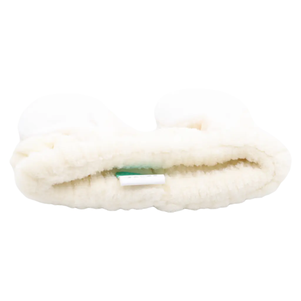 6972072297685_2.webp Flauschiges Haarband aus Polyester mit Hasenohren-Design (Beige)