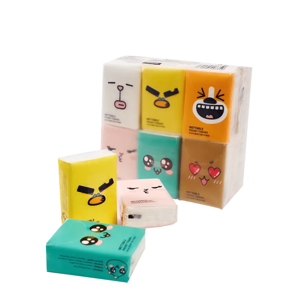 6974096517350_2.webp 18er-Pack Feuchttücher aus natürlichem Zellstoff, 290 g (Mehrfarbig)