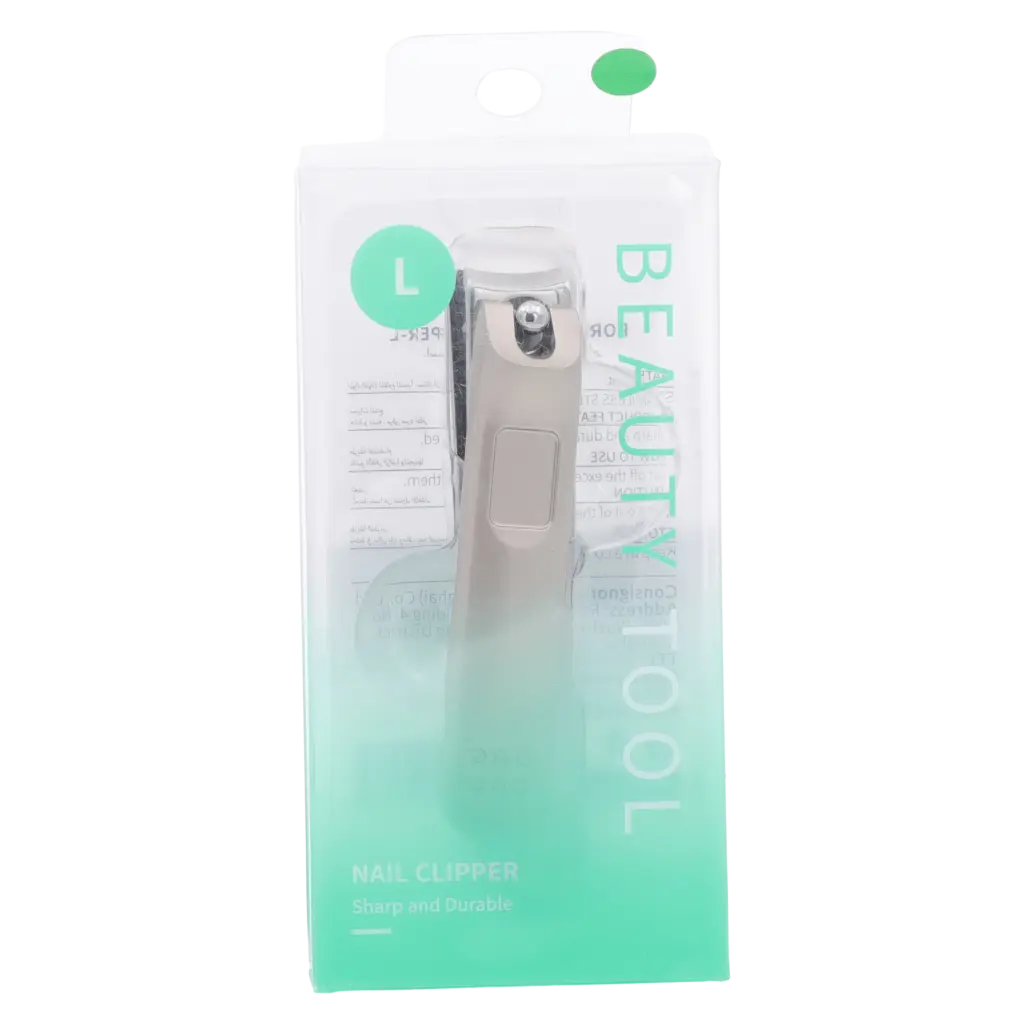 6974804560869_1.webp Nagelknipser aus Edelstahl, Größe L (Silber)