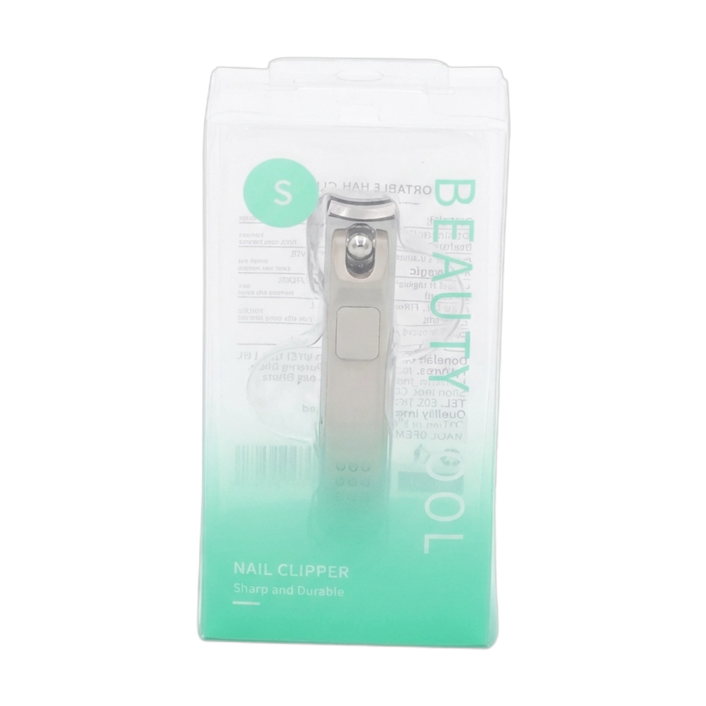 6974804560876_1.webp Tragbarer Nagelknipser aus Edelstahl, kompakte Größe (Silber)