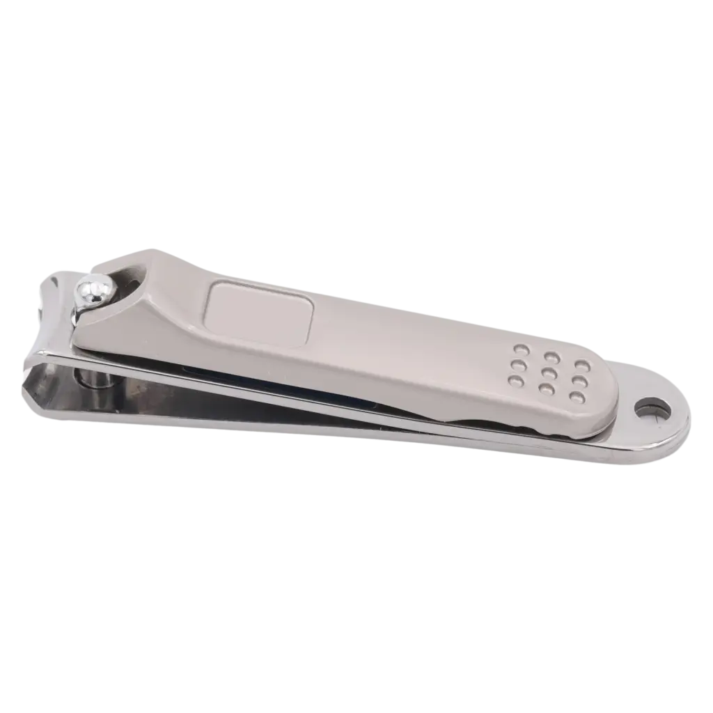 6974804560876_3.webp Tragbarer Nagelknipser aus Edelstahl, kompakte Größe (Silber)