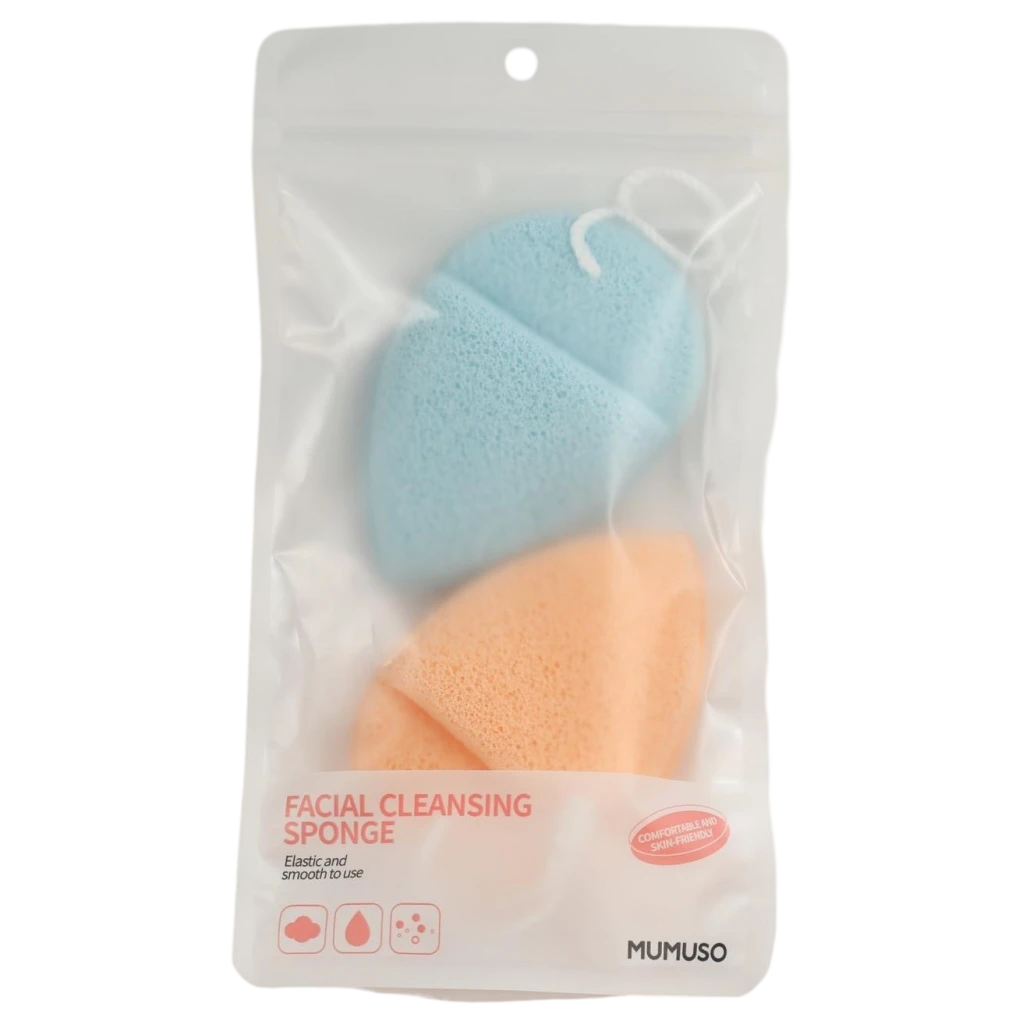 6975096192530.webp 2-teiliges Gesichtsschwamm-Set im Handschuh-Design zur Gesichtsreinigung (Blau/Orange)