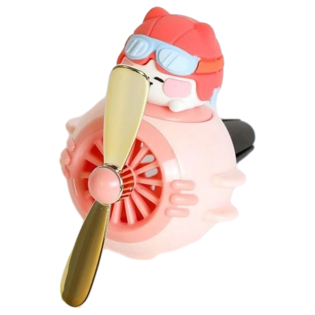 6975349069619.webp Auto-Lufterfrischer aus ABS mit Katzen-Design (Rosa)