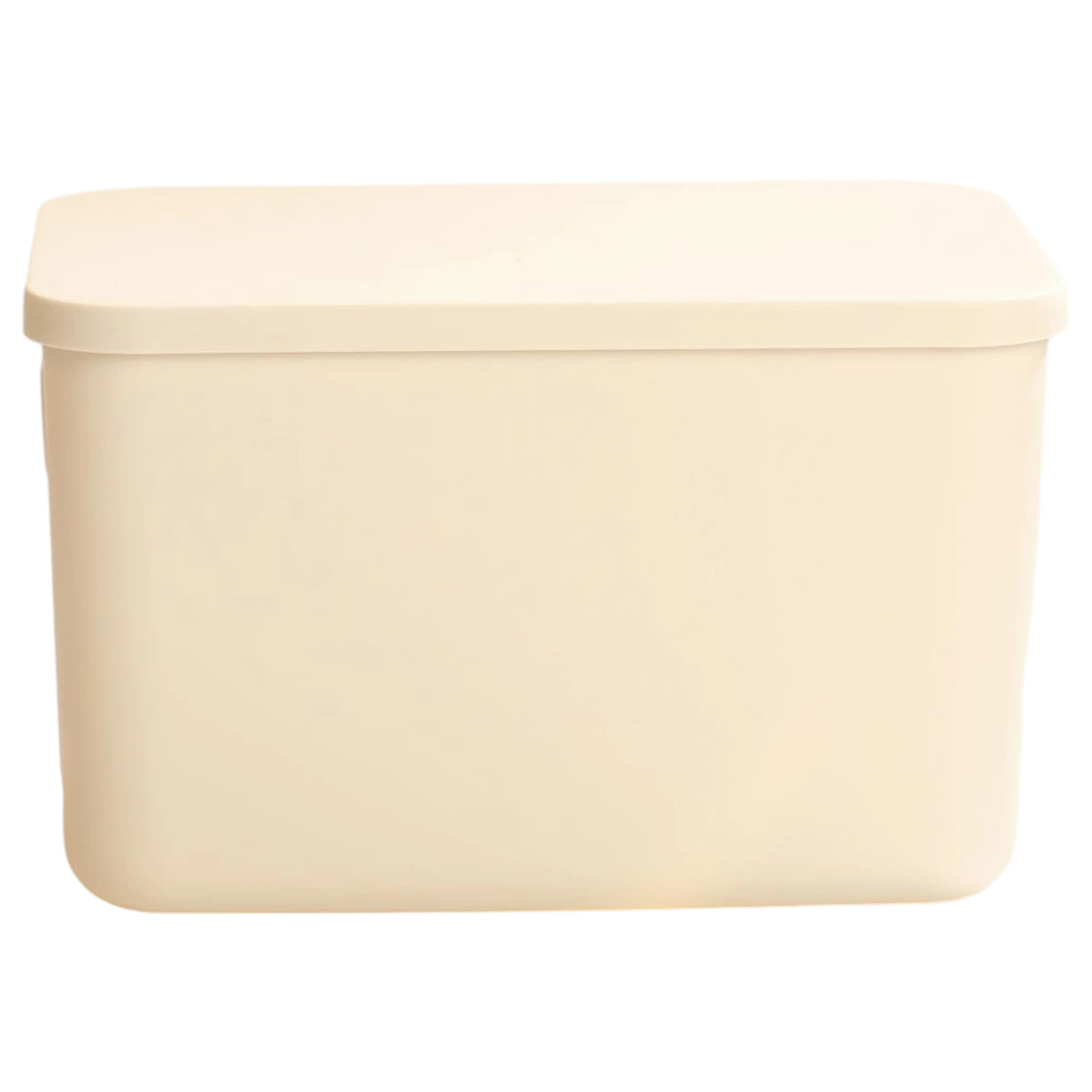 6975528760450.webp Aufbewahrungsbox mit Deckel aus Kunststoff, kompakt (Creme)