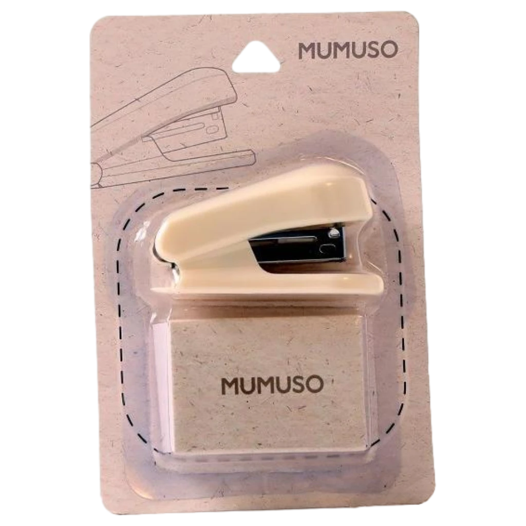 6975528764007.webp Mini-Heftgerät kompakt für Schreibtisch und unterwegs (Beige)