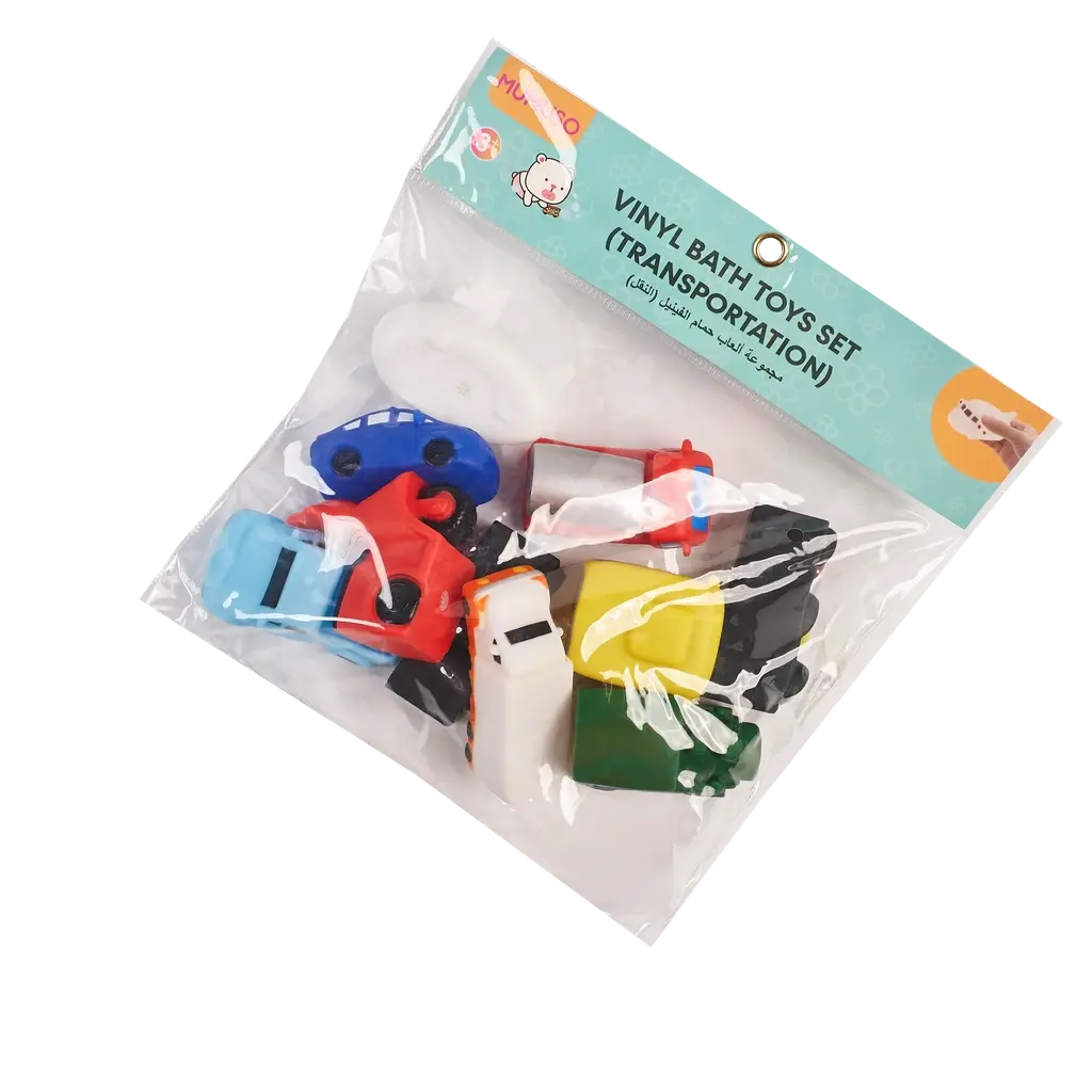 6975528764380.webp Vinyl-Badespielzeug-Set mit Fahrzeug-Design (Mehrfarbig)