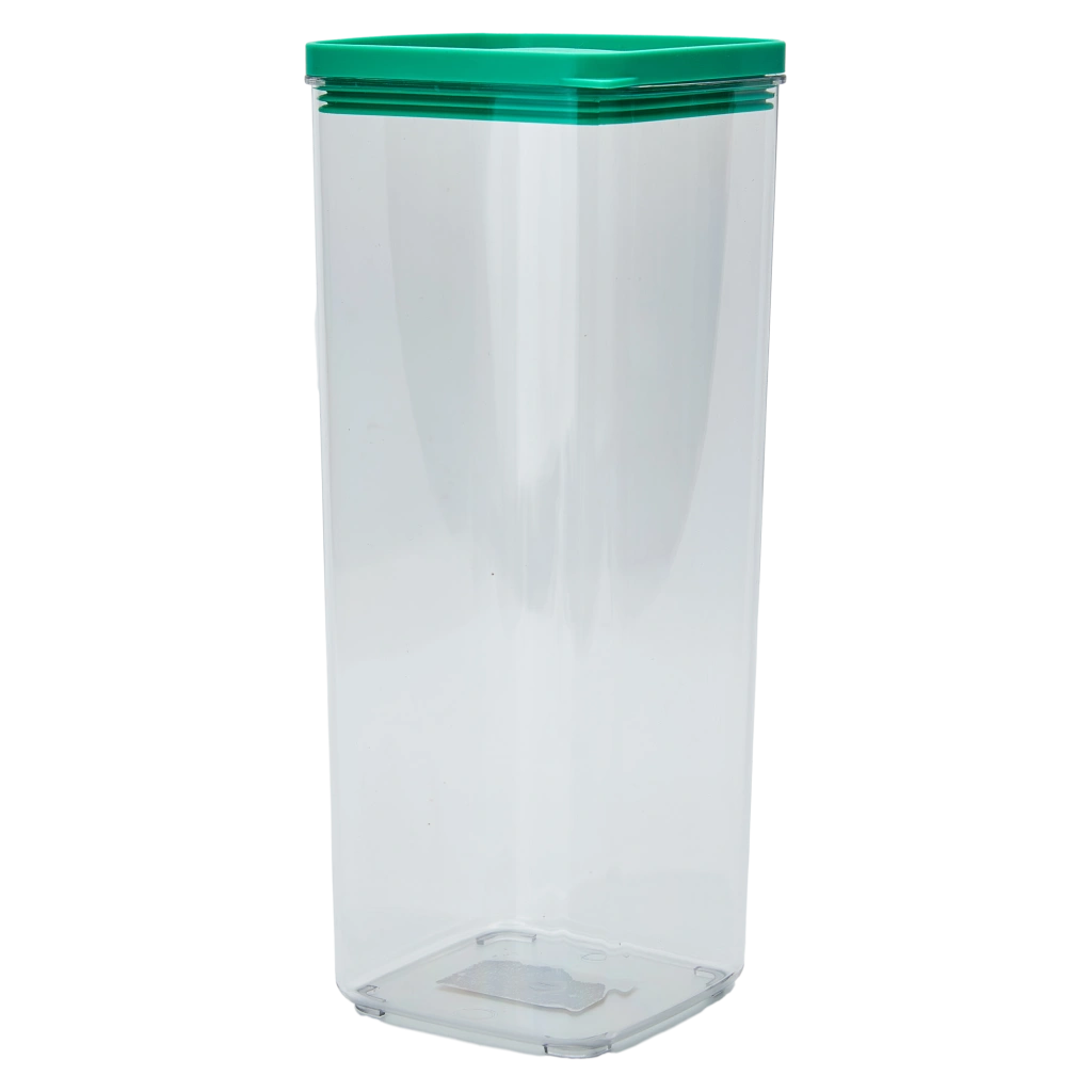 6976482094445.webp Lebensmittelaufbewahrungsdose aus PET, 1680 ml (Grün/Transparent)