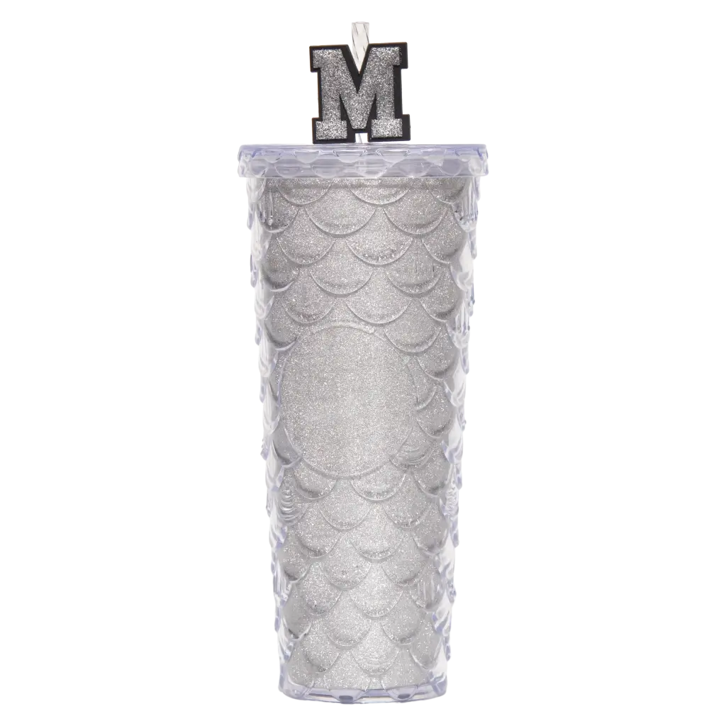 6976628014313_3.webp Tumbler aus Polystyrol mit Strohhalm, 700 ml (Weiß) für kalte Getränke