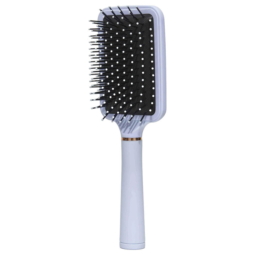 6976628018953.webp Paddle Haarbürste aus Kunststoff mit breitem Bürstenkopf (Hellblau)