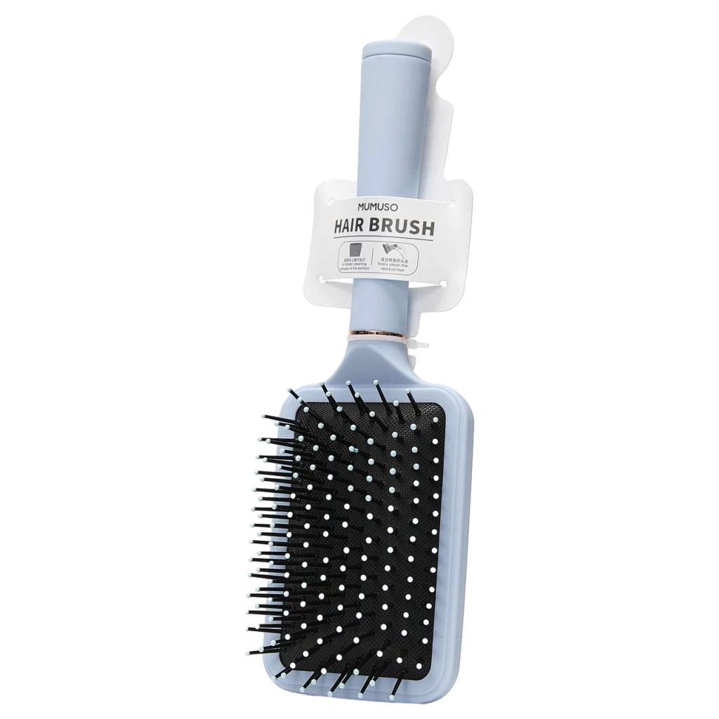 6976628018953_1.webp Paddle Haarbürste aus Kunststoff mit breitem Bürstenkopf (Hellblau)