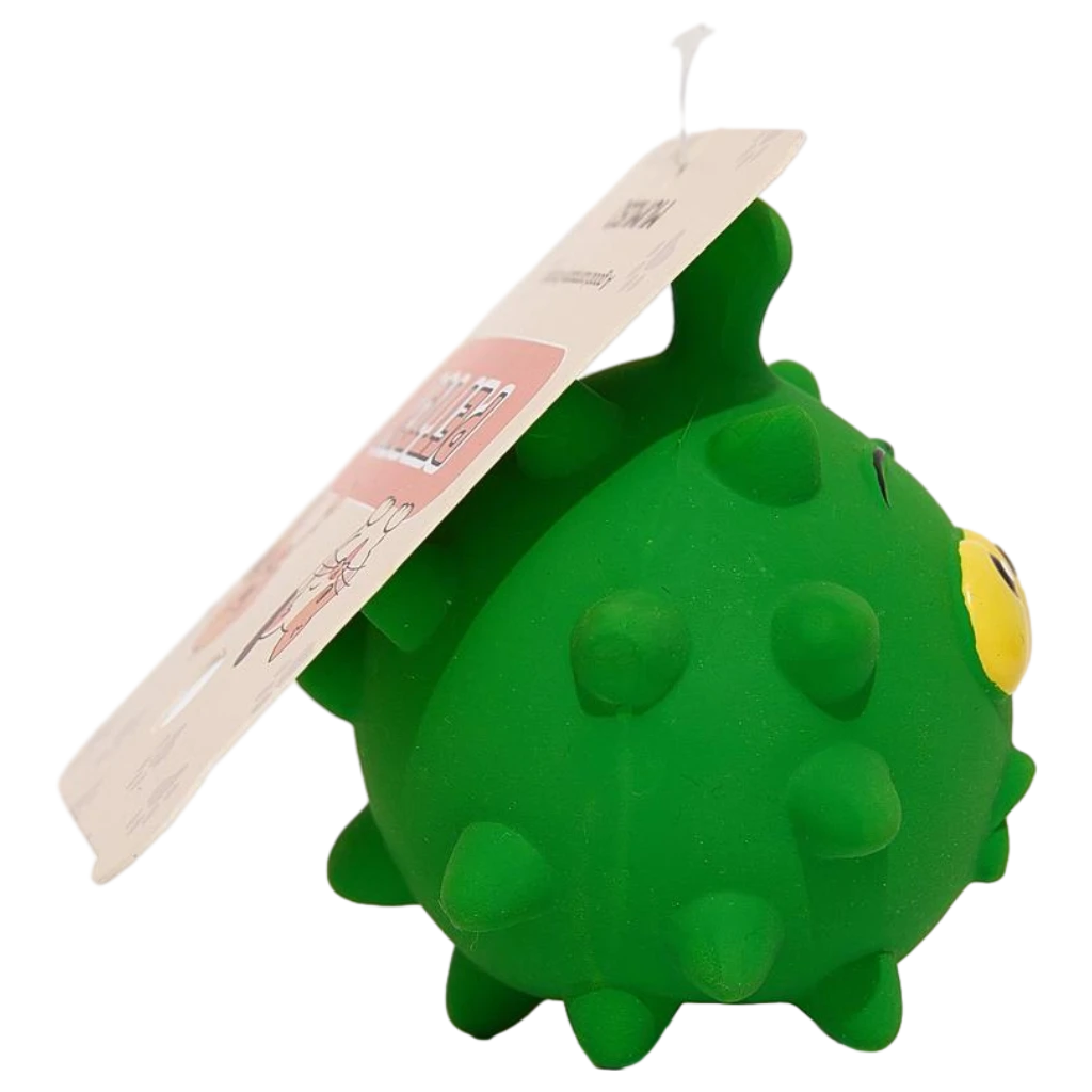 6976913295212_2.webp Kauspielzeug aus Naturlatex für Hunde mit Bakterium-Design (Grün), 47,9 g