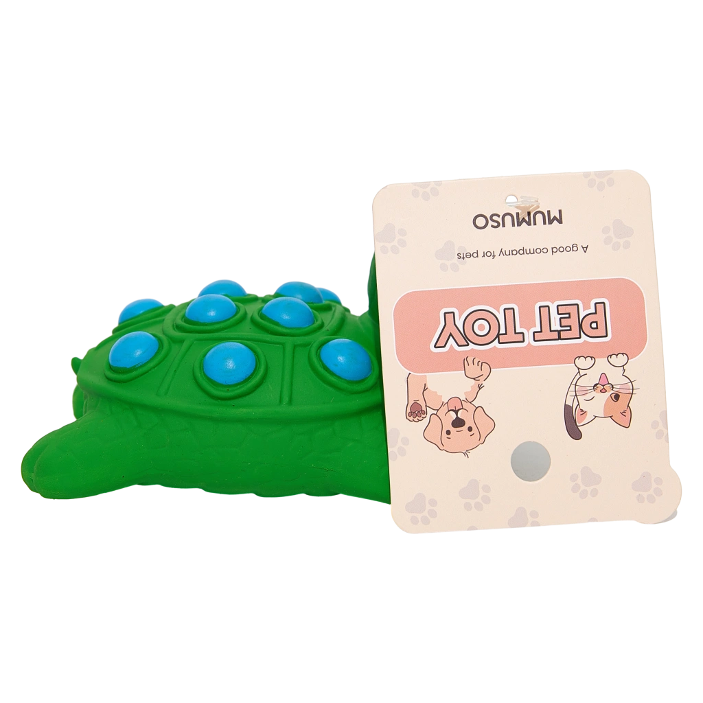 6976913295274_2.webp Hundespielzeug aus Naturkautschuk mit Schildkröten-Design (Grün, 93,8 g)