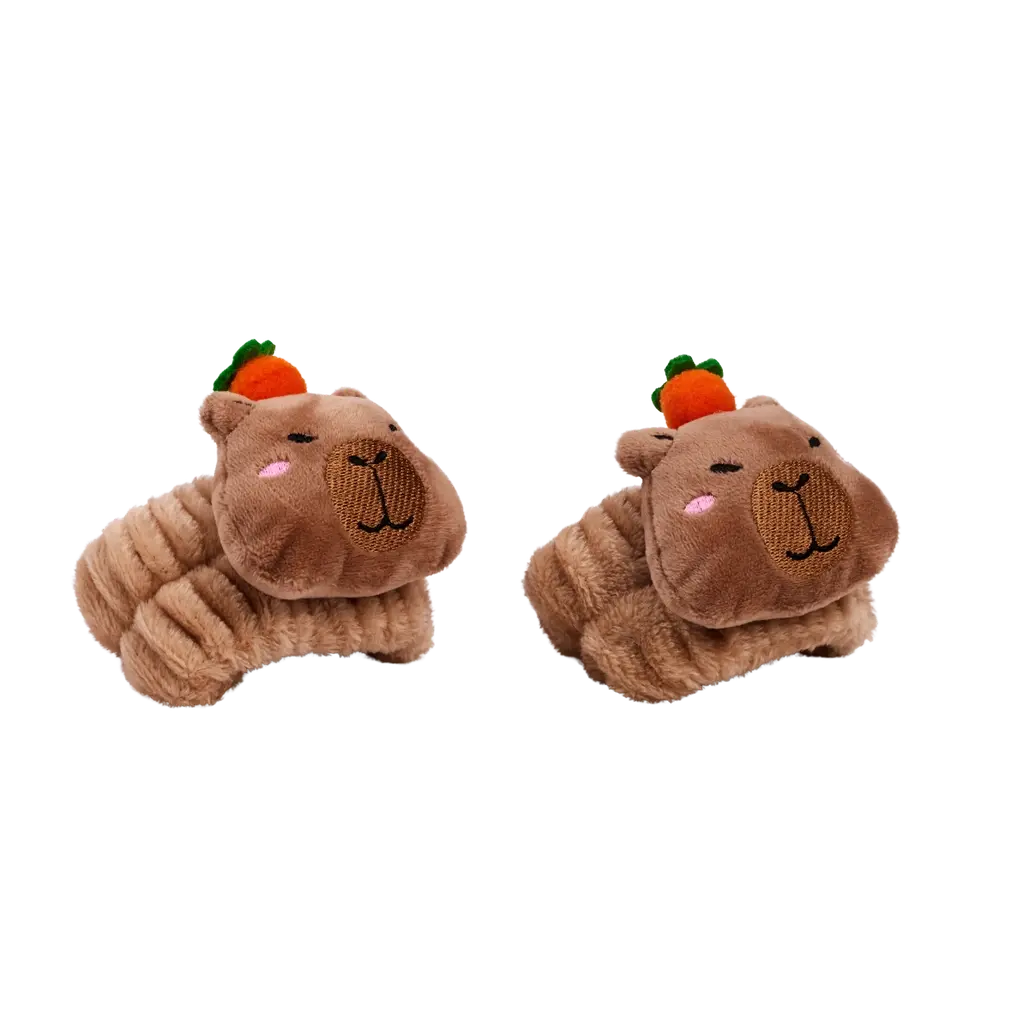 6977084554047_1.webp Saugfähiges Handgelenkband aus Polyester mit Capybara-Design (Braun)