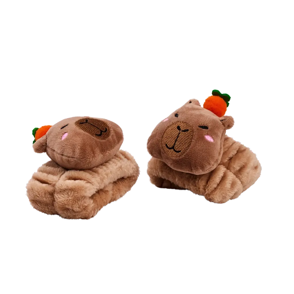 6977084554047_2.webp Saugfähiges Handgelenkband aus Polyester mit Capybara-Design (Braun)