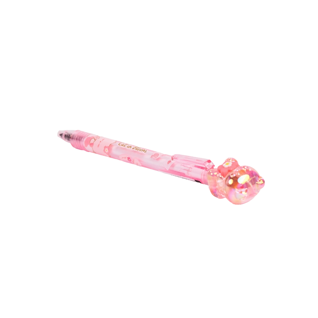 6977523139941_2.webp Bleistift mit Katzen-Design und Kirschblüten-Print (Pink)