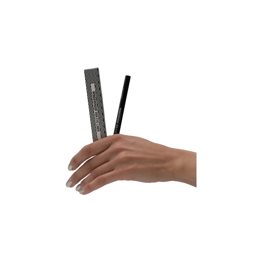 8809464541744_1-1.webp B.O.M Wonderproof Pen Eye Liner Wonder Black #01 Wonder Black