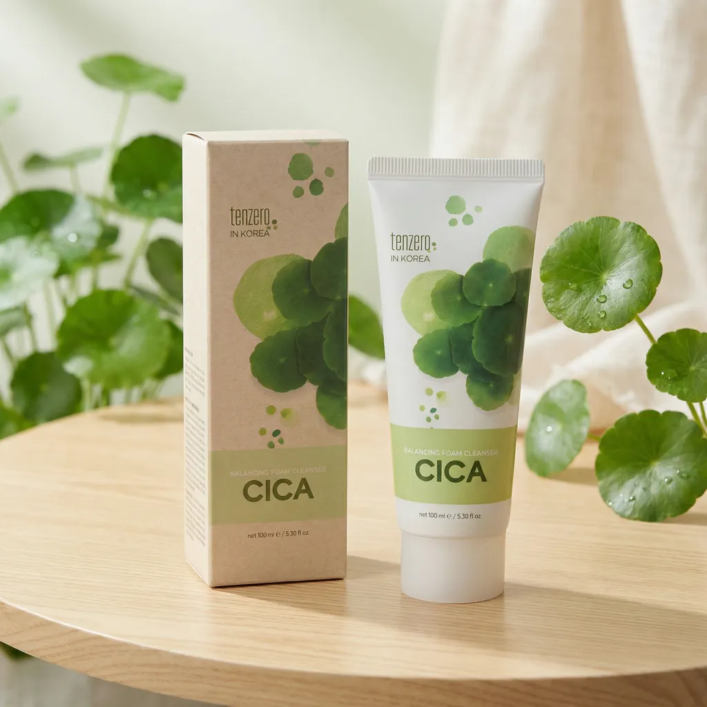 8809628884076-1.webp Balancing Foam Cleanser - Cica, 100ml, TENZERO